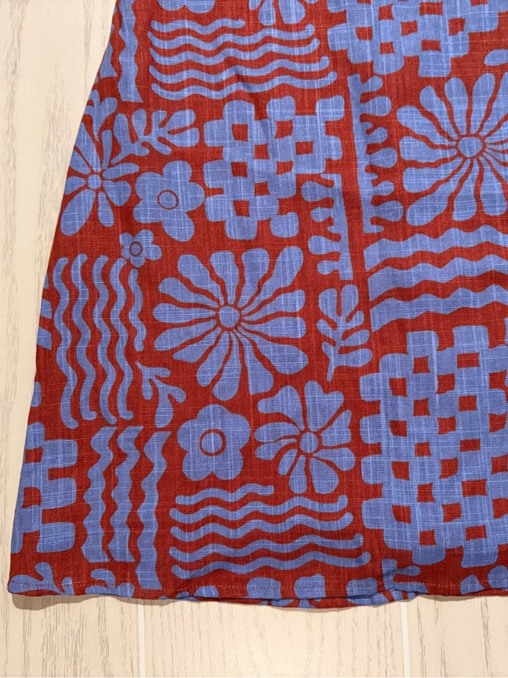 art class Girls L 10/12 Red Orange Blue Floral Halter Dress NWT - Picture 4 of 12
